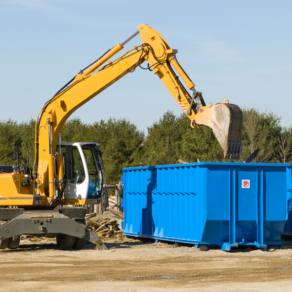 what happens if the residential dumpster is damaged or stolen during rental in Buckhead Ridge Florida